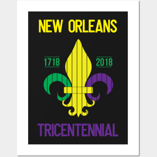 Mardi Gras 2018 Tricentential Design Posters and Art